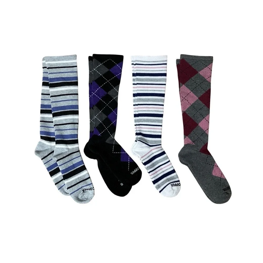 Tommie Copper Women's Over The Calf Socks - Fashion Colors Multi Sz‎ L 10-12.5